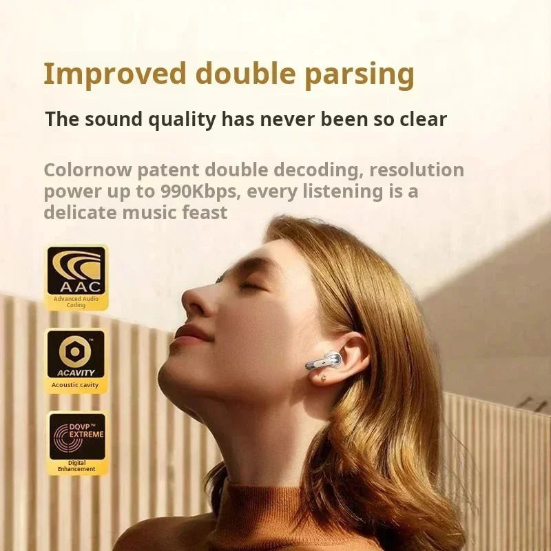 BoseRoss Bluetooth 5.4 Gaming & Daily Dual Mode HIFI Immersive Stereo Sound All-Day Long Battery Life Built-in HD Call Mic