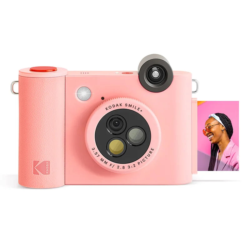 Kodak Smile+ Instant Camera 10MP, 3 Filters, ZINK Inkless Printing, Bluetooth Photo Printing from Mobile Phones, TF Card Support
